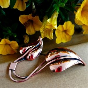 Vintage Copper Brooch